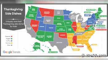 CA favors mac and cheese in most Googled Thanksgiving side dishes