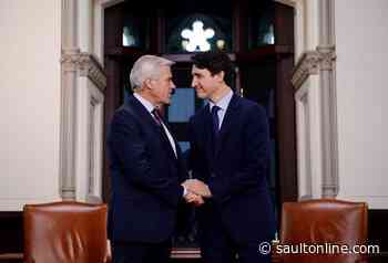 Working with provinces on agenda as Trudeau meets Ball on Parliament Hill