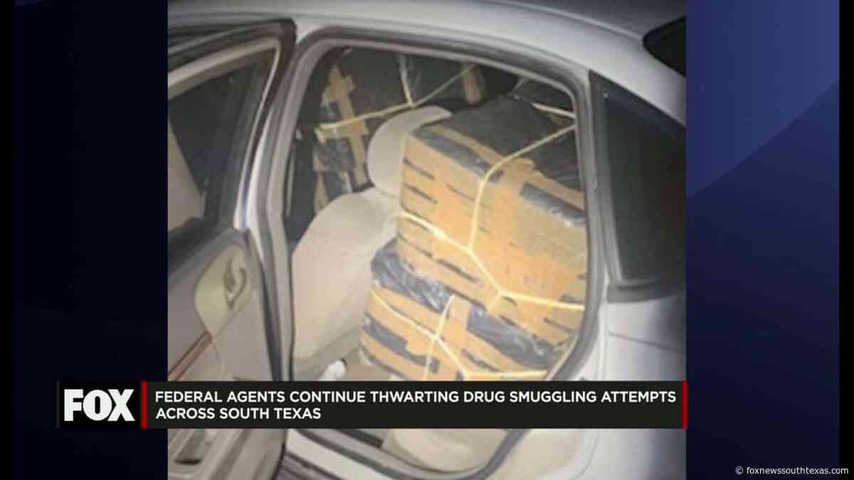 Federal Agents Continue Thwarting Drug Smuggling Attempts Across South Texas