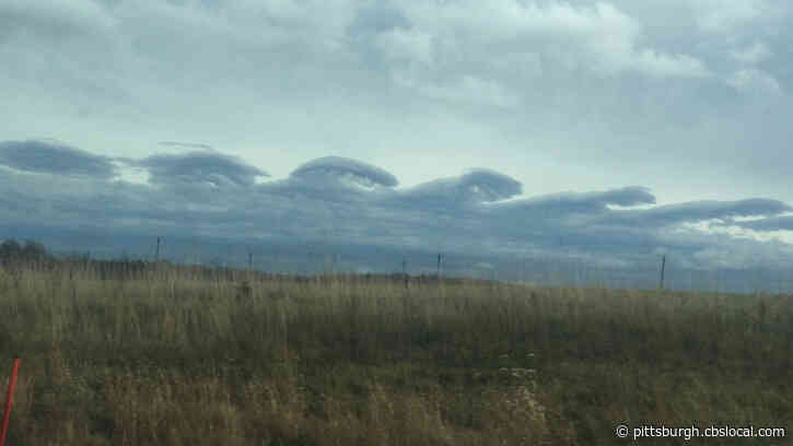 Rare Wave-Like Clouds Crest Over Pa. Turnpike