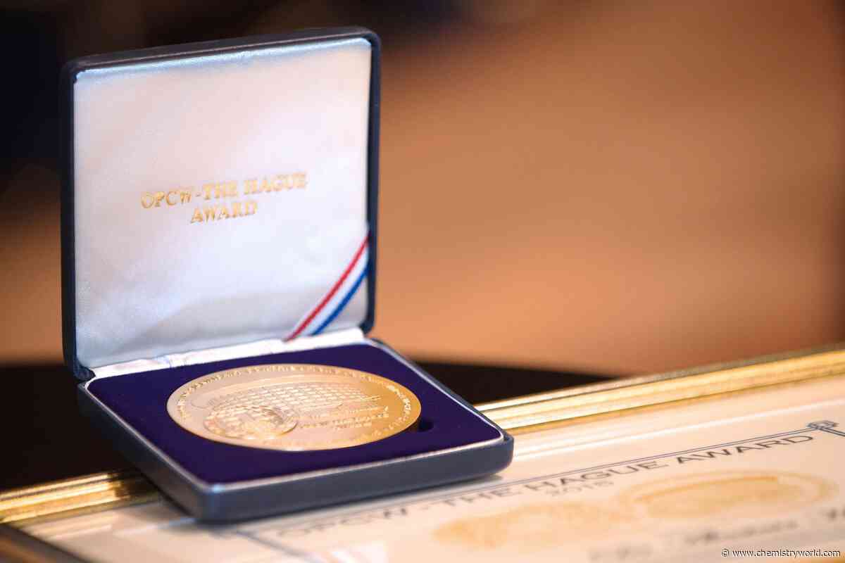 Iupac recognised for promoting peaceful uses of chemistry by chemical weapons body
