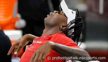 Julio Jones not practicing for Falcons