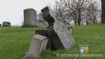 Tombstone Falls On Man At Saint Michaels Cemetery