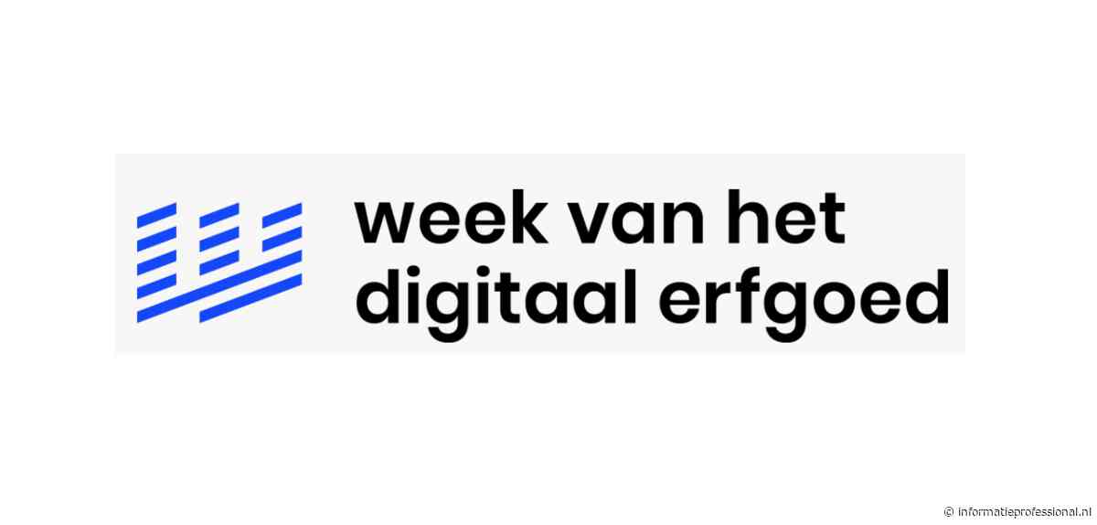 Week van het Digitaal Erfgoed op 25 november van start