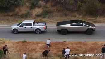 Tesla accepts Ford's challenge to a F-150 vs. Cybertruck tug-of-war rematch