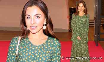 Louisa Lytton dazzled in a flowing green midi-dress at the RNIB See Differently Awards  