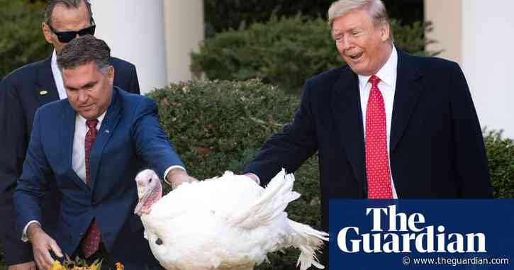 Trump pardons Butter the turkey with a side of impeachment jokes