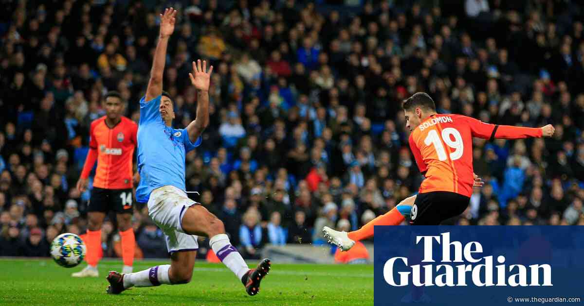 Manchester City finish top despite Shakhtar Donetsk snatching a draw