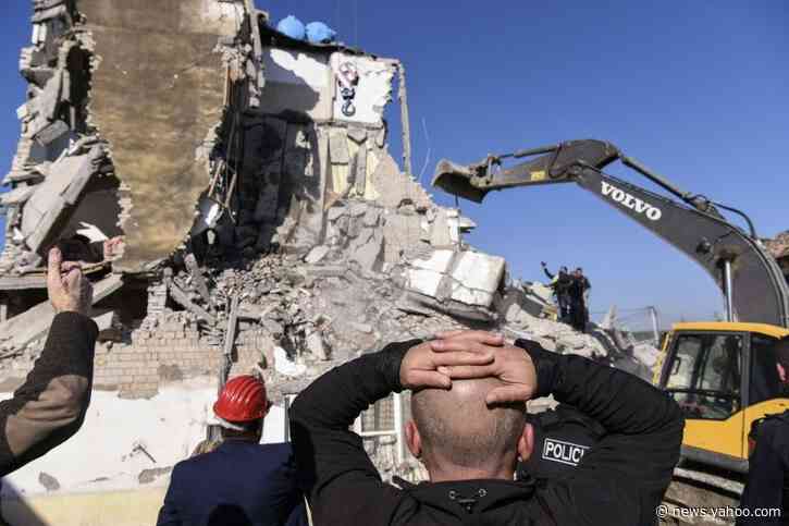 More than 20 dead as Albania hunts for earthquake survivors