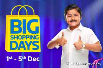 Flipkart Big Shopping Days Sale 2019 Announced: Deals, Discounts on Smartphones, TVs, Laptops, and More Previewed