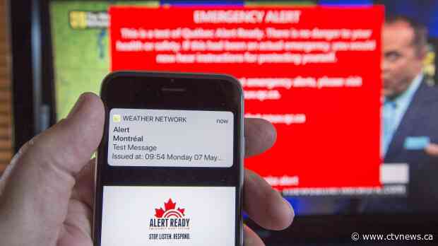 Cellphones, radio, TV stations to broadcast emergency alert system test today