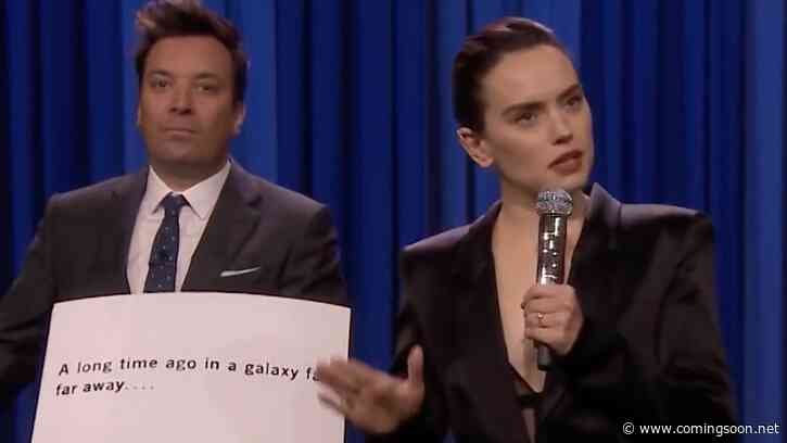 Daisy Ridley Raps the Entire Star Wars Storyline on Jimmy Fallon
