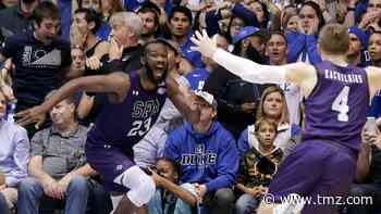 Fans Donate $30k to SFA Hero Nate Bain After Duke Win, Home Wrecked In Hurricane