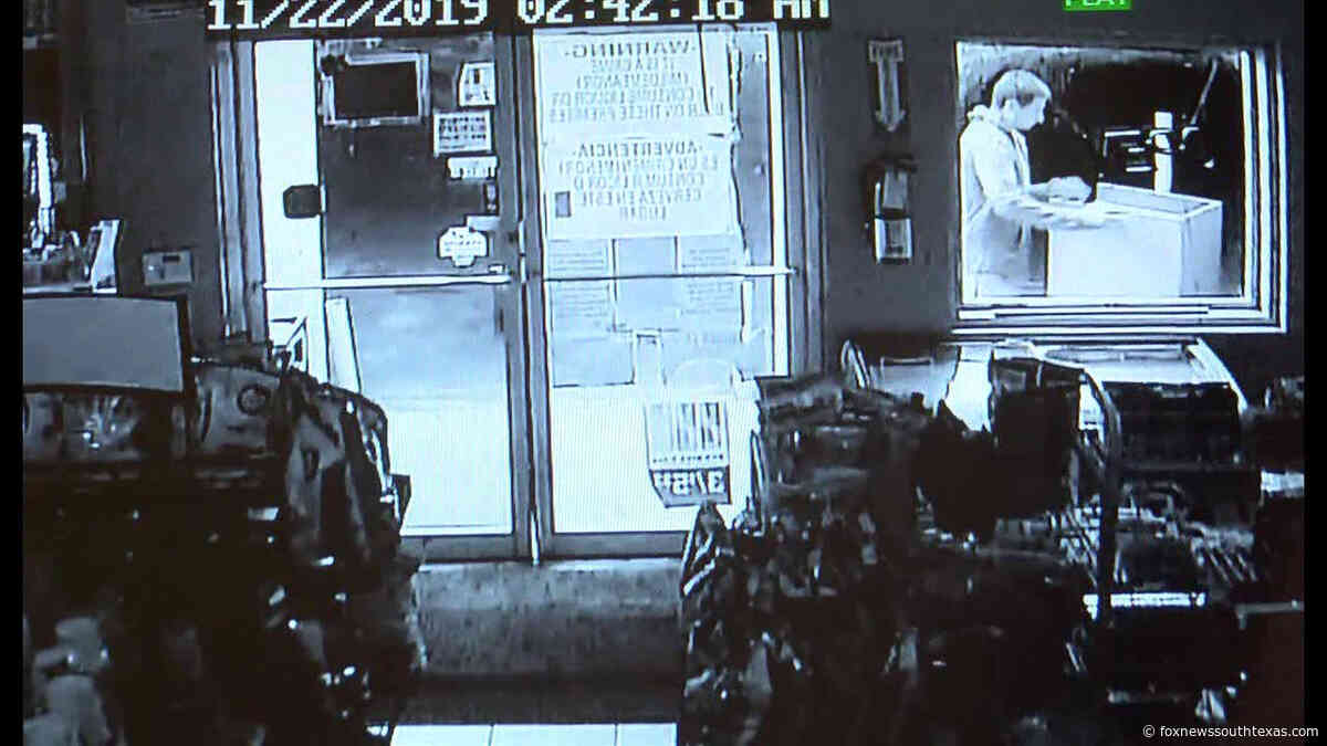 Meat Market Robbery Suspect Caught on Surveillance