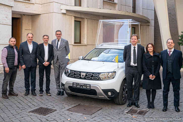 Dacia delivers Duster 4x4 Popemobile to the Vatican