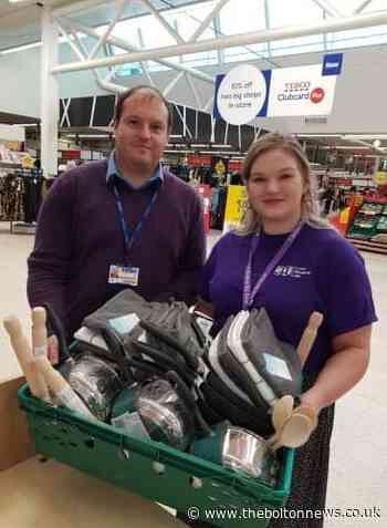 Tesco staff donate items to students affected by Cube fire