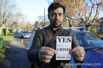 Meet the Victoria environmentalist behind those controversial car-shaming handbills