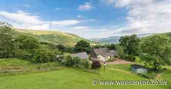The mountaintop valleys home with incredible country views