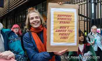 International students crossing picket lines 'out of fear of losing visas'