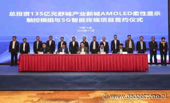 China investeert megabedrag in flexibele amoled-displays