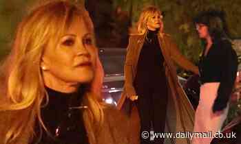 Melanie Griffith takes her daughter Dakota Johnson, 30, out