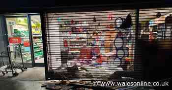 Burglars steal cash machine in midnight ram-raid at Co-op in Margam, Port Talbot