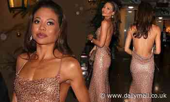 Strictly Come Dancing's Emma Weymouth oozes glamour for The Royal Osteoporosis Gala Dinner in London