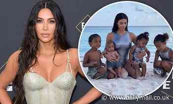 Kim Kardashian says she's careful about what she says in front of her kids 'body-wise'