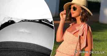 Lucy Mecklenburgh shares adorable video of unborn baby son kicking as she pines for fiancé Ryan Thomas
