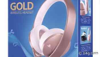 Over $30 off PlayStation Gold Wireless Headset Rose Gold Edition