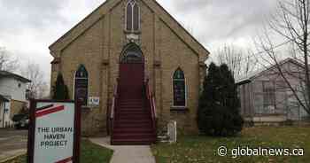 ‘I’m not apologizing to anybody:’ London pastor says homeless shelter tents staying up