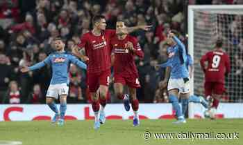 Liverpool 1-1 Napoli: Dejan Lovren rescues a point for Jurgen Klopp's side