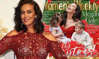 Megan Gale reveals how she and fiancé Shaun Hampson honoured their late fathers at Christmas