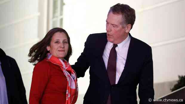 Freeland in D.C. as sources say new NAFTA ratification agreement close