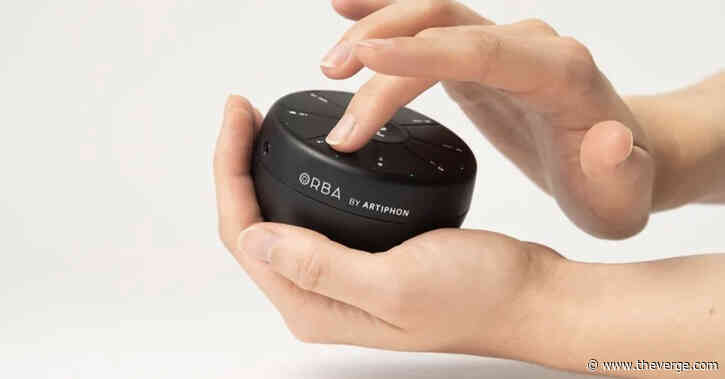 Orba is an all-in-one instrument and MIDI controller that fits in the palm of your hand
