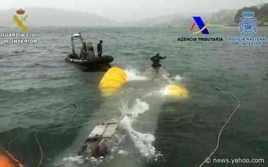 First 'narco sub' with cocaine bound for UK intercepted in Europe