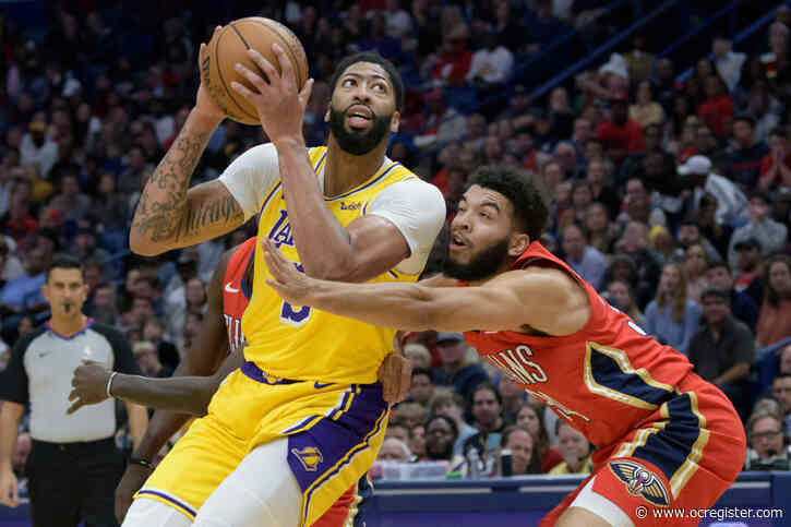 Anthony Davis scores 41, seals Lakers’ win in return to New Orleans