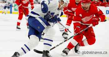 Johnsson leads Maple Leafs to 6-0 win over Red Wings