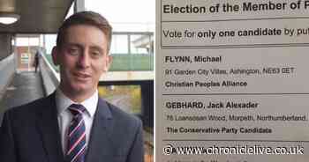 MP hopeful's election dream tainted with typo after spelling his own name wrong