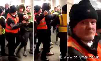 Blackpool open investigation after shocking footage emerges of a steward PUNCHING a fan