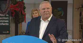 Premier Doug Ford promises new strategy to fight human trafficking