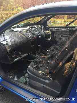 Car destroyed by fire after being 'torched'