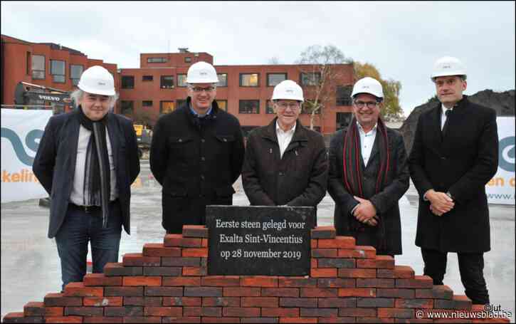 Eerste steen woonzorgcentrum Sint-Vincentius is gelegd