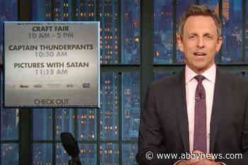 Infamous Black Press ‘Satan’ ad appears on Late Night with Seth Meyers