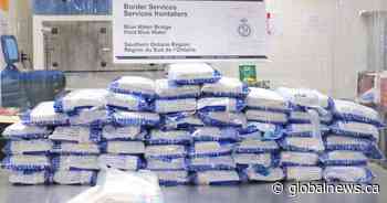 50 bricks of suspected cocaine seized at Sarnia border crossing