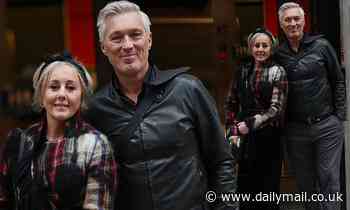 Martin Kemp and his wife Shirlie look in high spirits as they depart the BBC studios