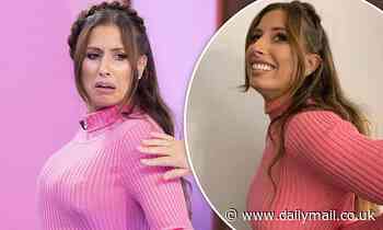 Stacey Solomon tries out Kim Kardashian's breast lift tape