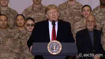 Trump makes surprise Thanksgiving visit with troops in Afghanistan
