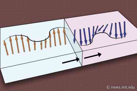 Toward more efficient computing, with magnetic waves