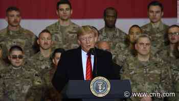 Trump makes surprise Thanksgiving visit to troops in Afghanistan